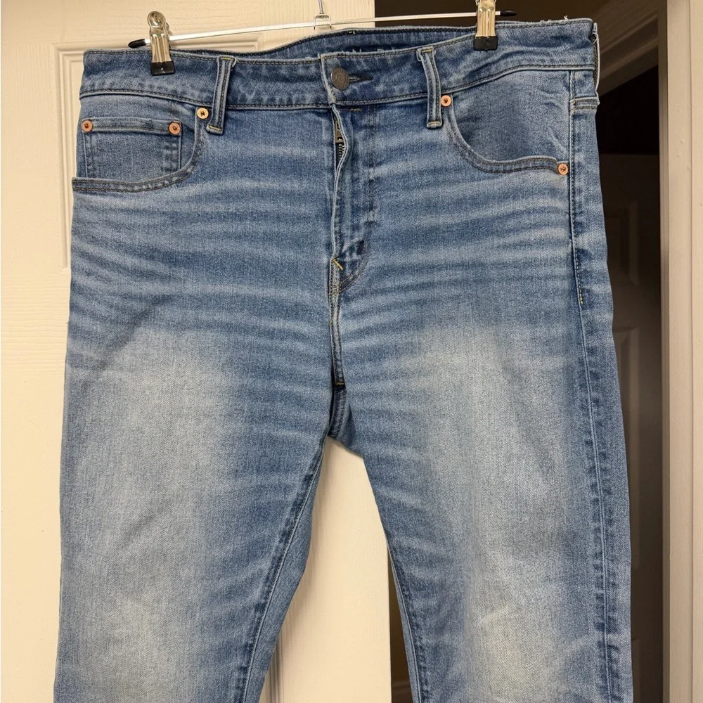 American Eagle Outfitters Men’s AE AirFlex+ Skinny Jeans 36x30 Blue High Stretch